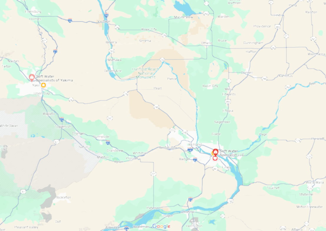 Serving Areas Map