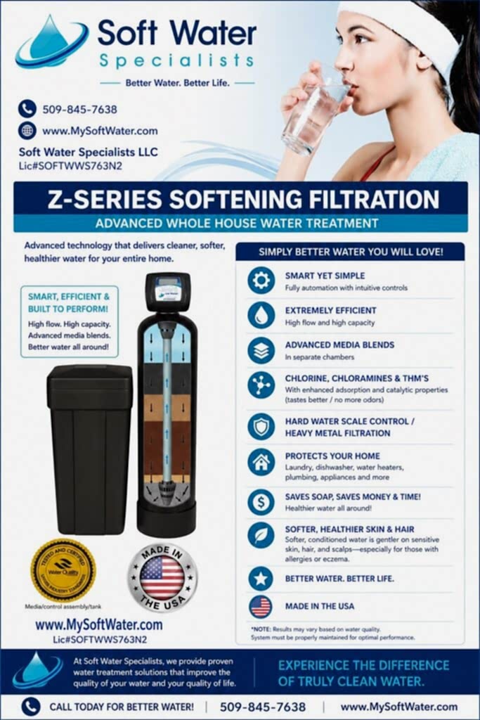 Z-Series Softening Filtration System manual and product brochure – Soft Water Specialists